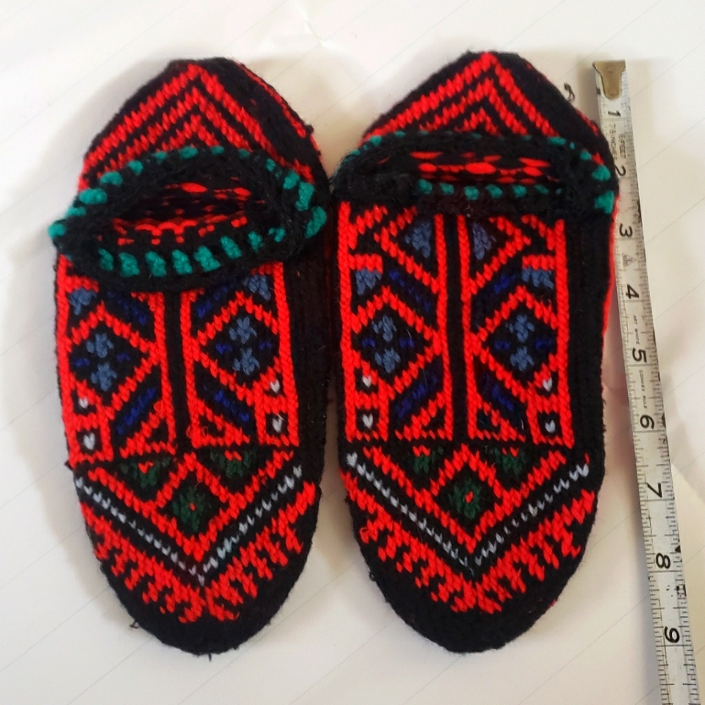 Wool House Slippers Handmade